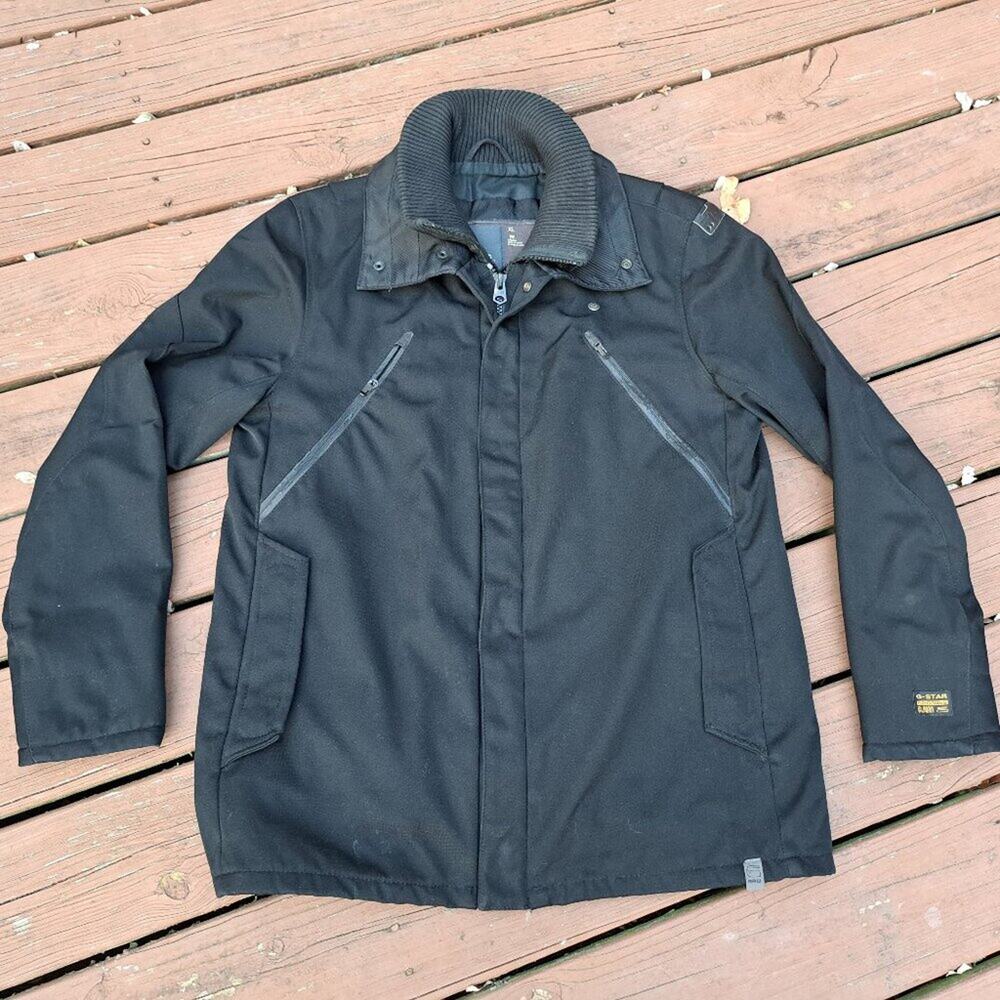 %Vintage G-Star Raw Zip & Button Up Jacket - Men’s Sz XL